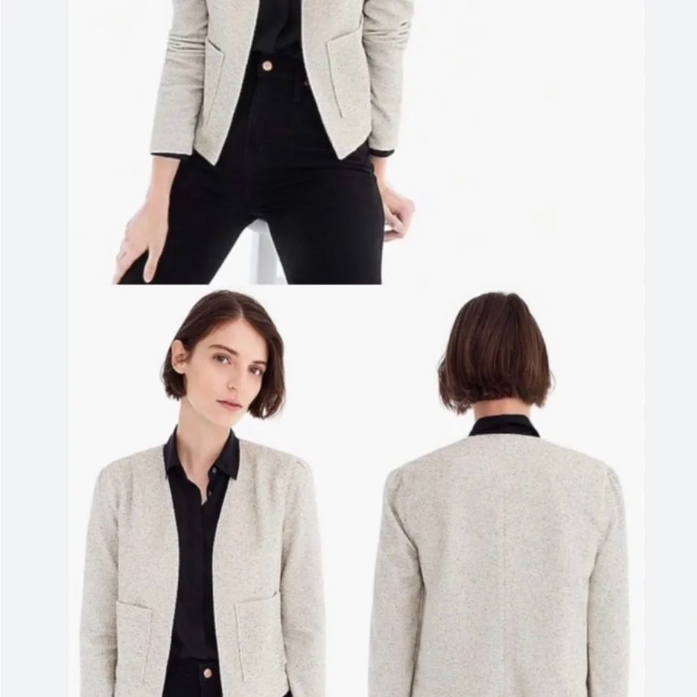 J. Crew Gray Blazer Tailored Suit Jacket